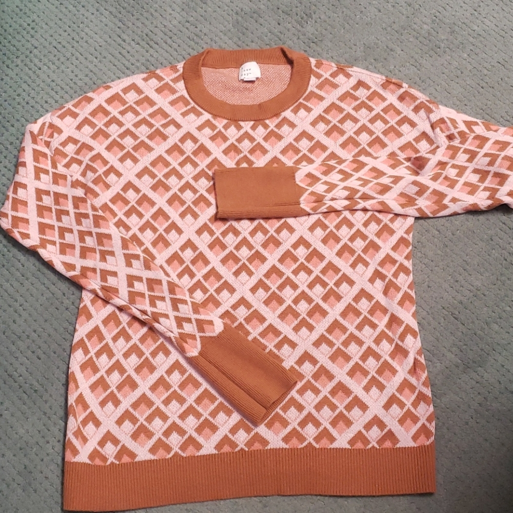 Target a new day knit long sleeve sweater